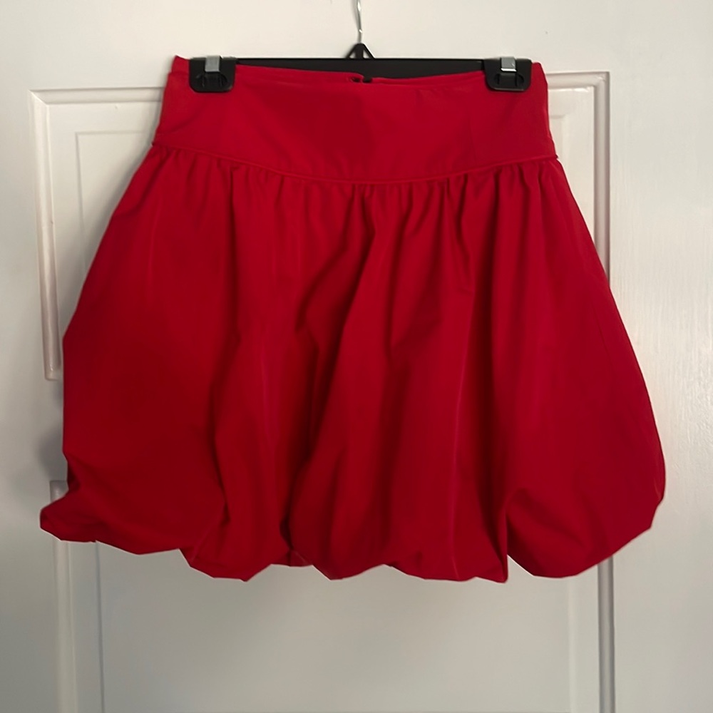 Kate Spade SATURDAY Red Bubble Skirt - Size 4